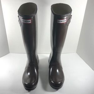 GUC Brown Hunter Boots size 6
